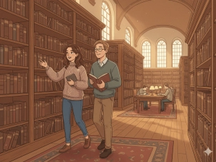 Illustration of Question tags – aren’t you? don’t you?