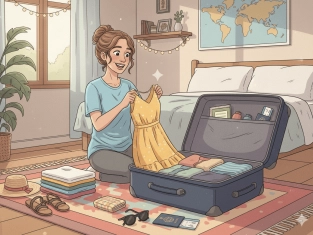 Illustration of Phrasal Verbs with Get